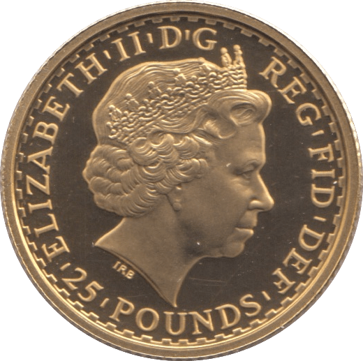 2002 GOLD PROOF £25 1/4 OUNCE BRITANNIA - GOLD BRITANNIAS - Cambridgeshire Coins