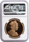 2002 GOLD PROOF £5 QUEEN'S GOLDEN JUBILEE (NGC) PF69 ULTRA CAMEO - NGC CERTIFIED COINS - Cambridgeshire Coins