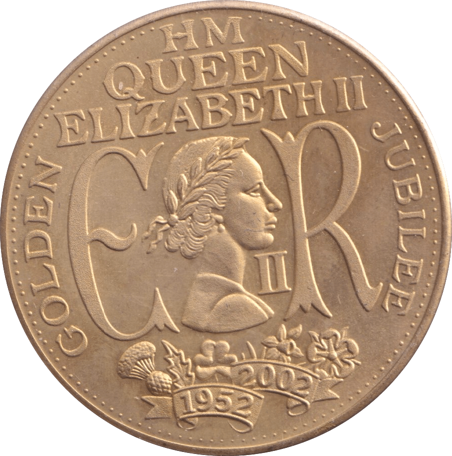 2002 GOLDEN JUBILEE MEDAL - WORLD COINS - Cambridgeshire Coins