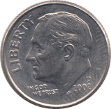 2002 ONE DIME USA - SILVER WORLD COINS - Cambridgeshire Coins