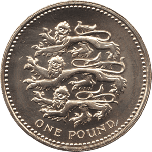 2002 ONE POUND £1 ENGLISH LIONS BRILLIANT UNCIRCULATED BU - £1 BU - Cambridgeshire Coins