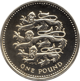 2002 ONE POUND PROOF £1 ENGLISH THREE LIONS - £1 Proof - Cambridgeshire Coins