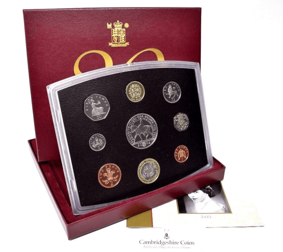 2002 ROYAL MINT PROOF SET - ROYAL MINT PROOF SET - Cambridgeshire Coins
