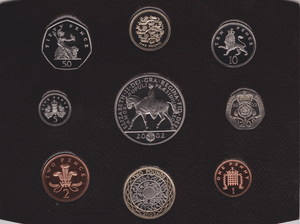 2002 ROYAL MINT PROOF SET - ROYAL MINT PROOF SET - Cambridgeshire Coins