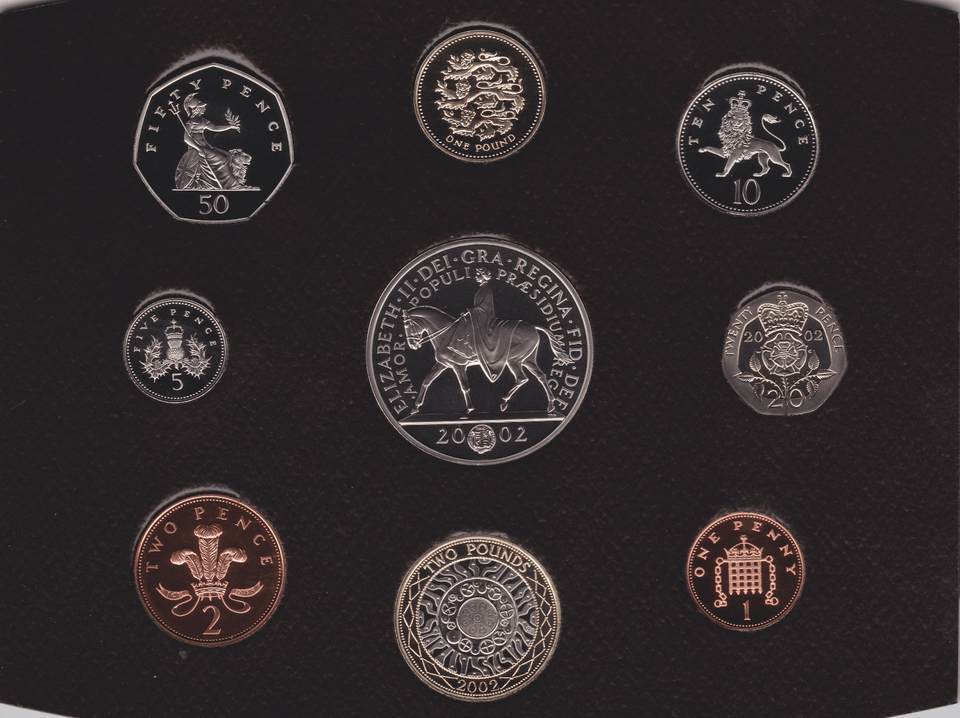 2002 ROYAL MINT PROOF SET - ROYAL MINT PROOF SET - Cambridgeshire Coins