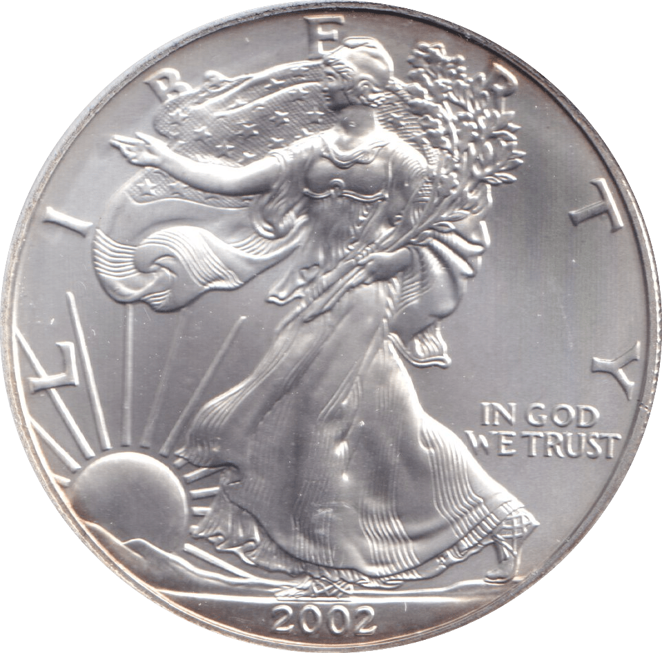 2002 SILVER LIBERTY DOLLAR USA - Cambridgeshire Coins