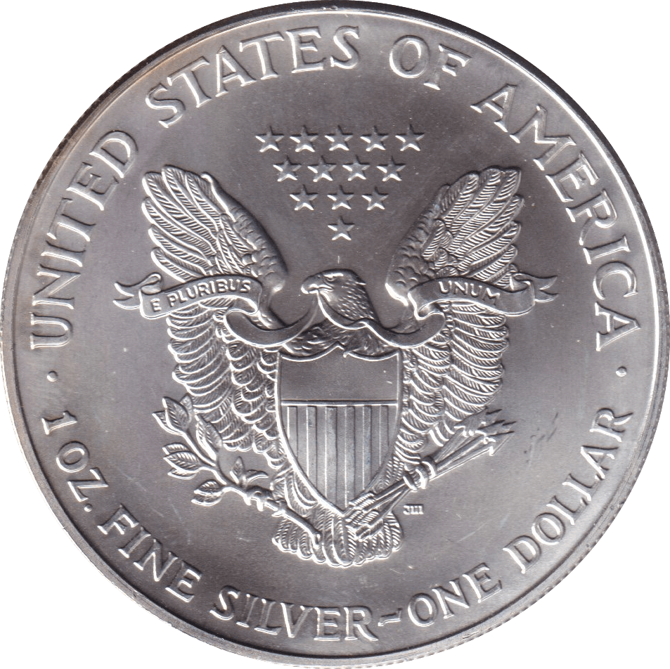 2002 SILVER LIBERTY DOLLAR USA - SILVER WORLD COINS - Cambridgeshire Coins