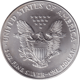 2002 SILVER LIBERTY DOLLAR USA - SILVER WORLD COINS - Cambridgeshire Coins