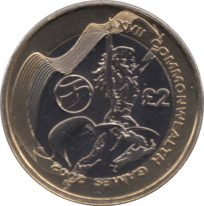 2002 TWO POUND £2 COMMONWEALTH GAMES ENGLAND BRILLIANT UNCIRCULATED BU - £2 BU - Cambridgeshire Coins