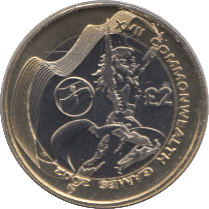 2002 TWO POUND £2 COMMONWEALTH GAMES NORTHERN IRELAND BRILLIANT UNCIRCULATED BU - £2 BU - Cambridgeshire Coins