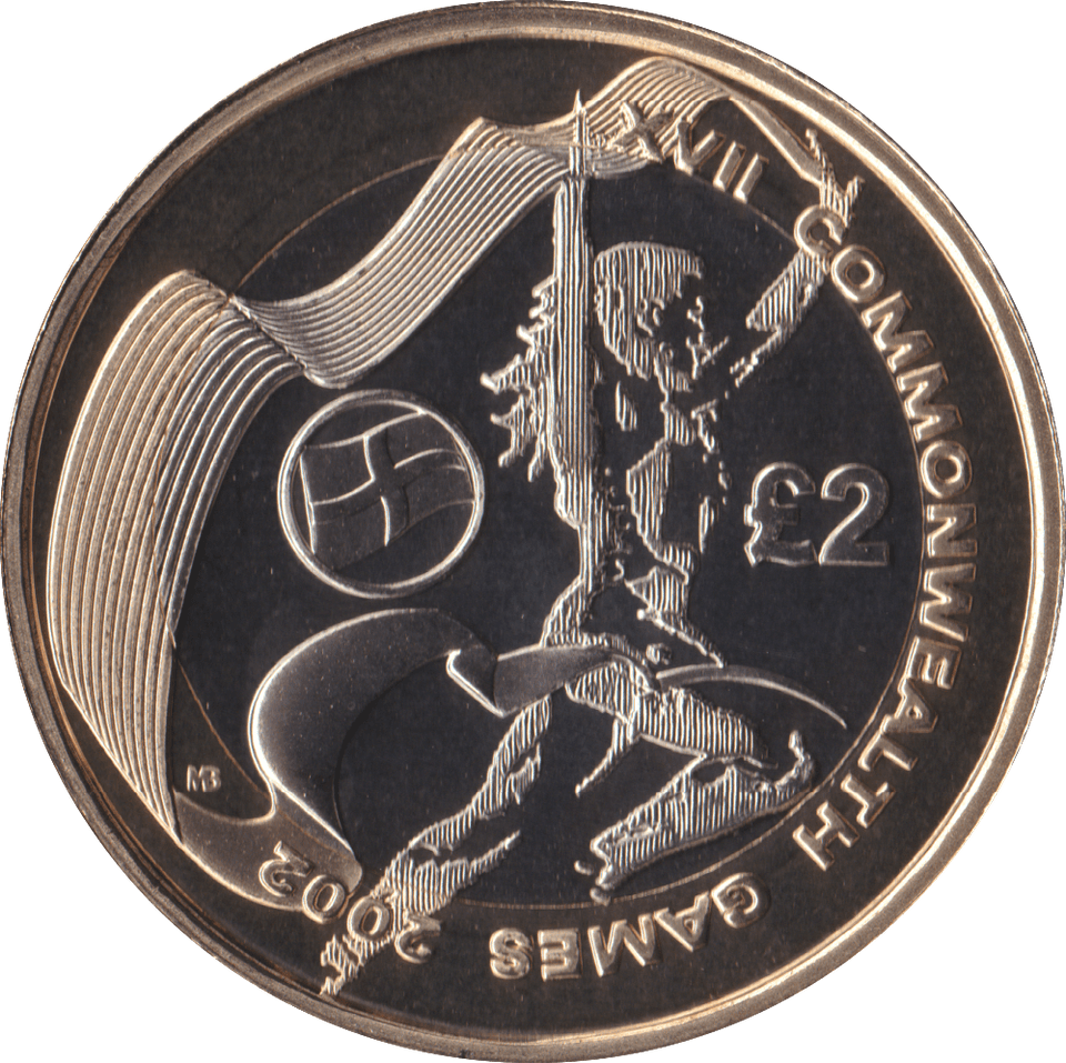 2002 TWO POUND £2 PROOF COIN COMMONWEALTH GAMES ENGLAND - £2 Proof - Cambridgeshire Coins