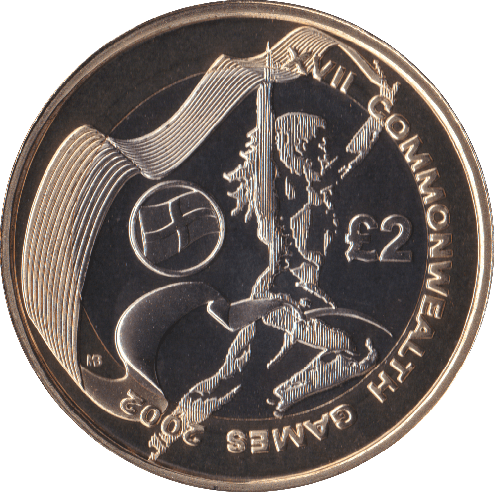 2002 TWO POUND £2 PROOF COIN COMMONWEALTH GAMES ENGLAND - £2 Proof - Cambridgeshire Coins