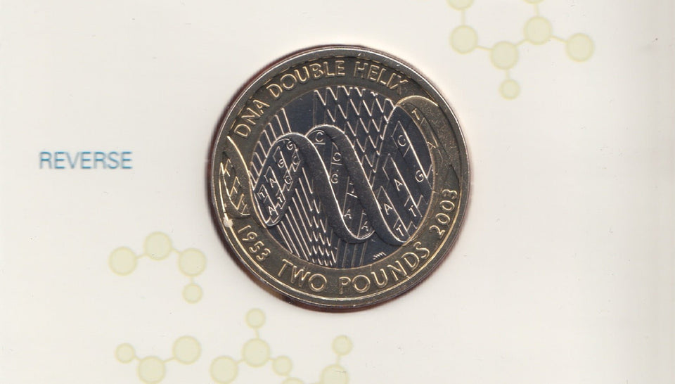 2003 £2 UNCIRCULATED PRESENTATION PACK DNA - £2 BU PACK - Cambridgeshire Coins