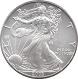 2003 AMERICAN EAGLE SILVER DOLLAR USA - SILVER WORLD COINS - Cambridgeshire Coins