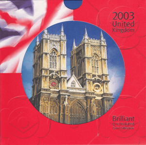 2003 BRILLIANT UNCIRCULATED COIN YEAR SET - Brilliant Uncirculated Year Sets - Cambridgeshire Coins