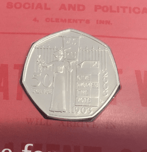 2003 Brilliant Uncirculated Women's Social Union 50p Coin Pack - 50p BU Pack - Cambridgeshire Coins