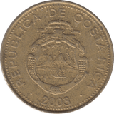 2003 COSTA RICA 500 COLONES - WORLD COINS - Cambridgeshire Coins