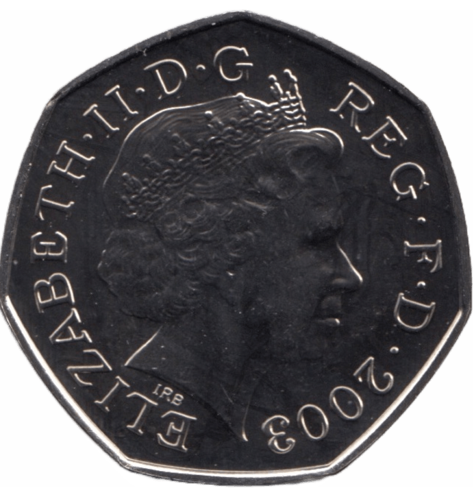2003 FIFTY PENCE 50P BRILLIANT UNCIRCULATED SUFFRAGETTE BU - 50p BU - Cambridgeshire Coins