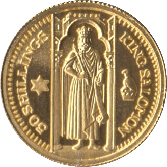2003 GOLD 50 SHILLINGS SOMALIA - WORLD COINS - Cambridgeshire Coins
