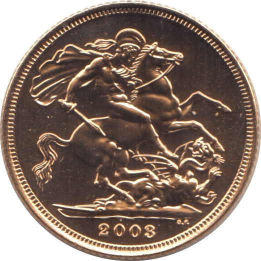 2003 GOLD SOVEREIGN ( BU ) - Sovereign - Cambridgeshire Coins