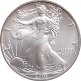 2003 SILVER LIBERTY DOLLAR USA - SILVER WORLD COINS - Cambridgeshire Coins