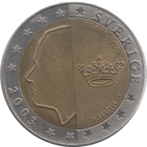 2003 SWEDEN TWO EUROS - WORLD COINS - Cambridgeshire Coins
