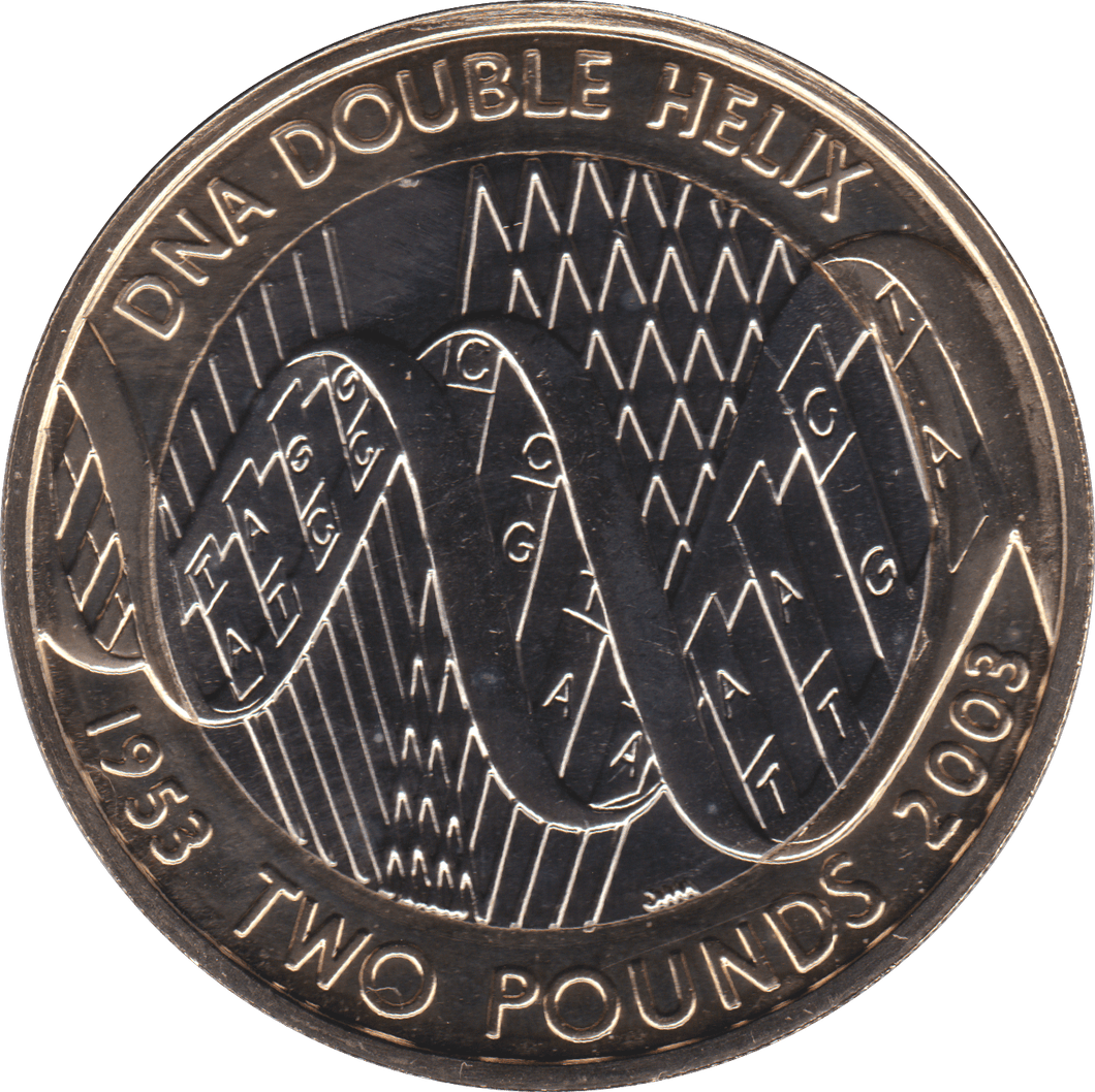 2003 TWO POUND £2 DNA HELIX BRILLIANT UNCIRCULATED BU - £2 BU - Cambridgeshire Coins