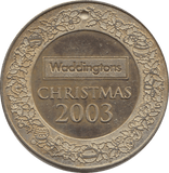 2003 WADDINGTONS CHRISTMAS MEDALLION 4 - MEDALLIONS - Cambridgeshire Coins