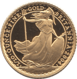 2004 £10 GOLD PROOF BRITANNIA 1/10TH OUNCE - GOLD BRITANNIAS - Cambridgeshire Coins