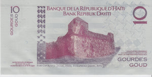 2004 10 GOURDES HAITI BANKNOTE HATI REF 786 - World Banknotes - Cambridgeshire Coins