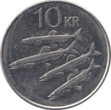 2004 10 KRONUR ICELAND - WORLD COINS - Cambridgeshire Coins