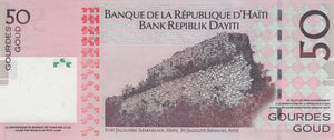 2004 50 GOURDES HAITI BANKNOTE HAITI REF 791 - World Banknotes - Cambridgeshire Coins