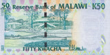2004 50 KWACHA BANKNOTE MALAWI REF 1120 - World Banknotes - Cambridgeshire Coins