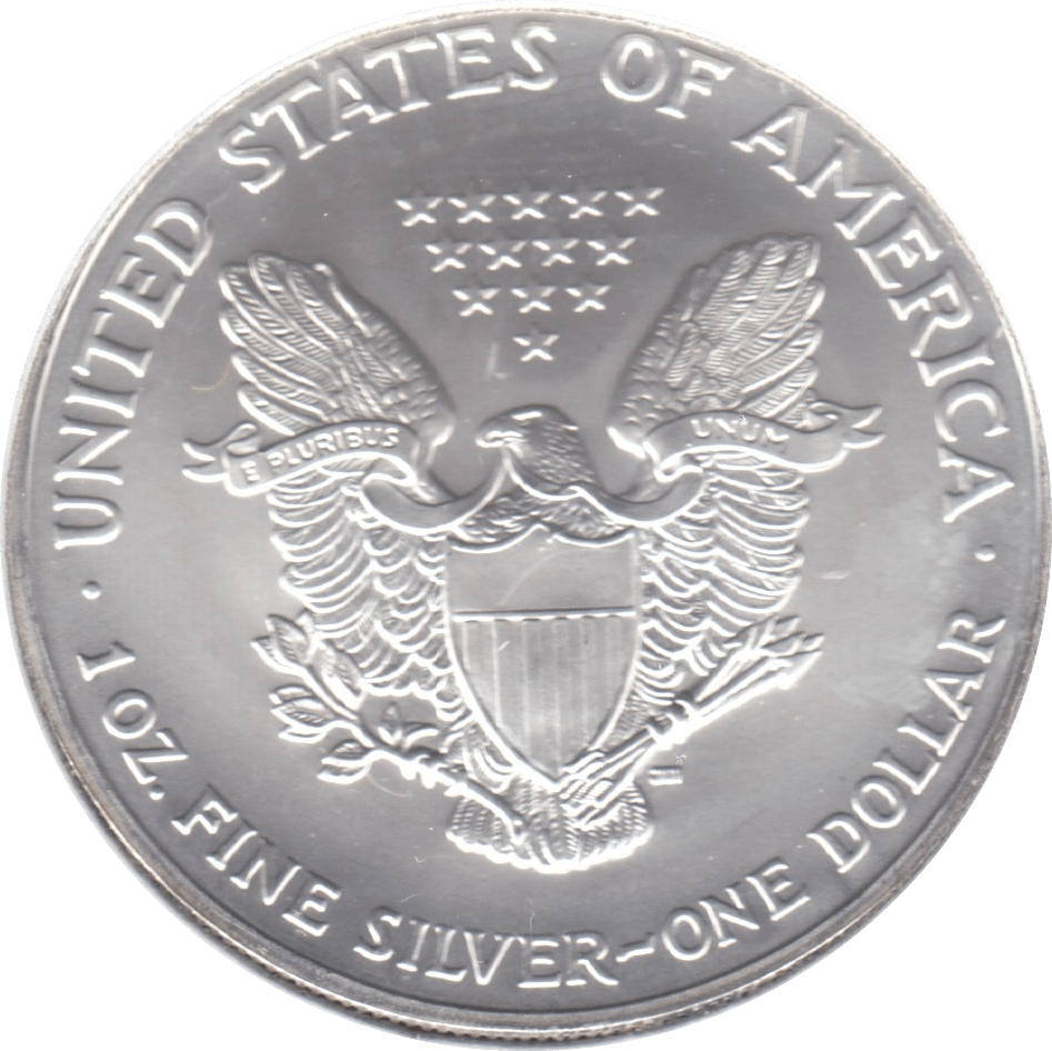 2004 AMERICAN EAGLE SILVER DOLLAR USA - SILVER WORLD COINS - Cambridgeshire Coins
