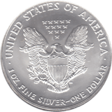 2004 AMERICAN EAGLE SILVER DOLLAR USA - SILVER WORLD COINS - Cambridgeshire Coins