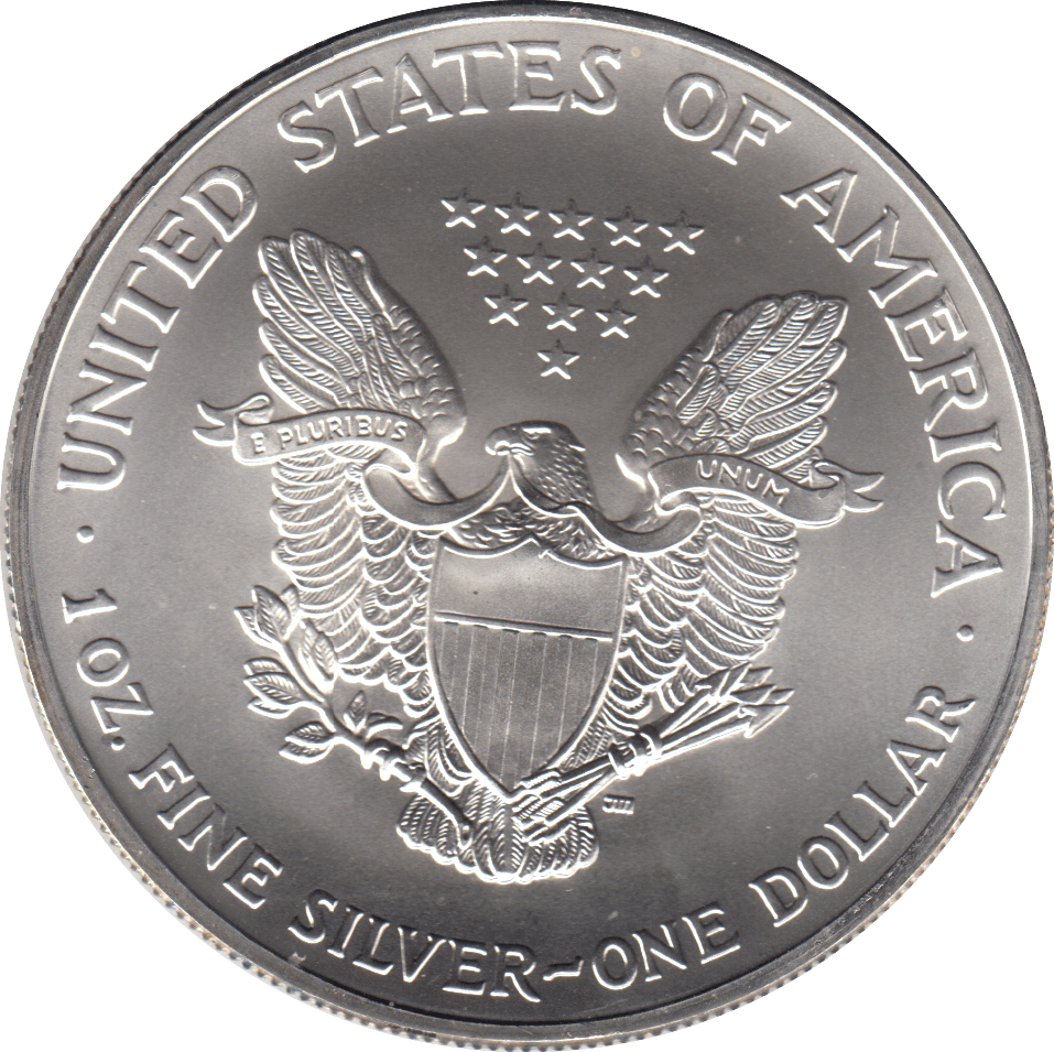 2004 AMERICAN EAGLE SILVER DOLLAR USA - SILVER WORLD COINS - Cambridgeshire Coins