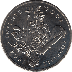 2004 CIRCULATED £5 ENTENTE CORDIALLE COIN - £5 CIRCULATED - Cambridgeshire Coins