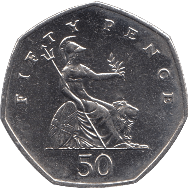2004 CIRCULATED 50P BRITANNIA - 50P CIRCULATED - Cambridgeshire Coins