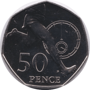 2004 FIFTY PENCE 50P BRILLIANT UNCIRCULATED ROGER BANNISTER BU - 50p BU - Cambridgeshire Coins