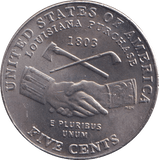 2004 FIVE CENTS USA - WORLD COINS - Cambridgeshire Coins