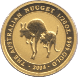 2004 GOLD 1/20OZ NUGGET AUSTRALIA - Gold World Coins - Cambridgeshire Coins