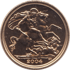 2004 GOLD HALF SOVEREIGN ( BU ) - Half Sovereign - Cambridgeshire Coins