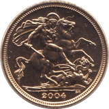 2004 GOLD HALF SOVEREIGN ( BU ) - Half Sovereign - Cambridgeshire Coins