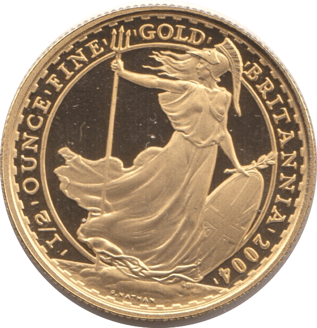 2004 HALF OUNCE GOLD £50 BRITANNIA COIN PROOF - GOLD BRITANNIAS - Cambridgeshire Coins