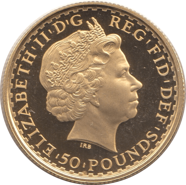 2004 HALF OUNCE GOLD £50 BRITANNIA COIN PROOF - GOLD BRITANNIAS - Cambridgeshire Coins