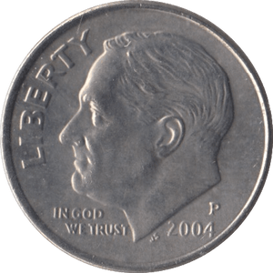 2004 ONE DIME USA PHILADELPHIA MINT - SILVER WORLD COINS - Cambridgeshire Coins