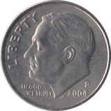 2004 ONE DIME USA PHILADELPHIA MINT - SILVER WORLD COINS - Cambridgeshire Coins