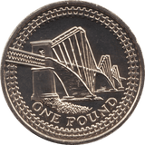 2004 ONE POUND £1 FOURTH RAILWAY BRIDGE BRILLIANT UNCIRCULATED BU - £1 BU - Cambridgeshire Coins
