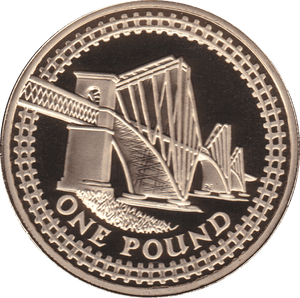 2004 ONE POUND PROOF £1 SCOTLAND FORTH BRIDGE - £1 Proof - Cambridgeshire Coins