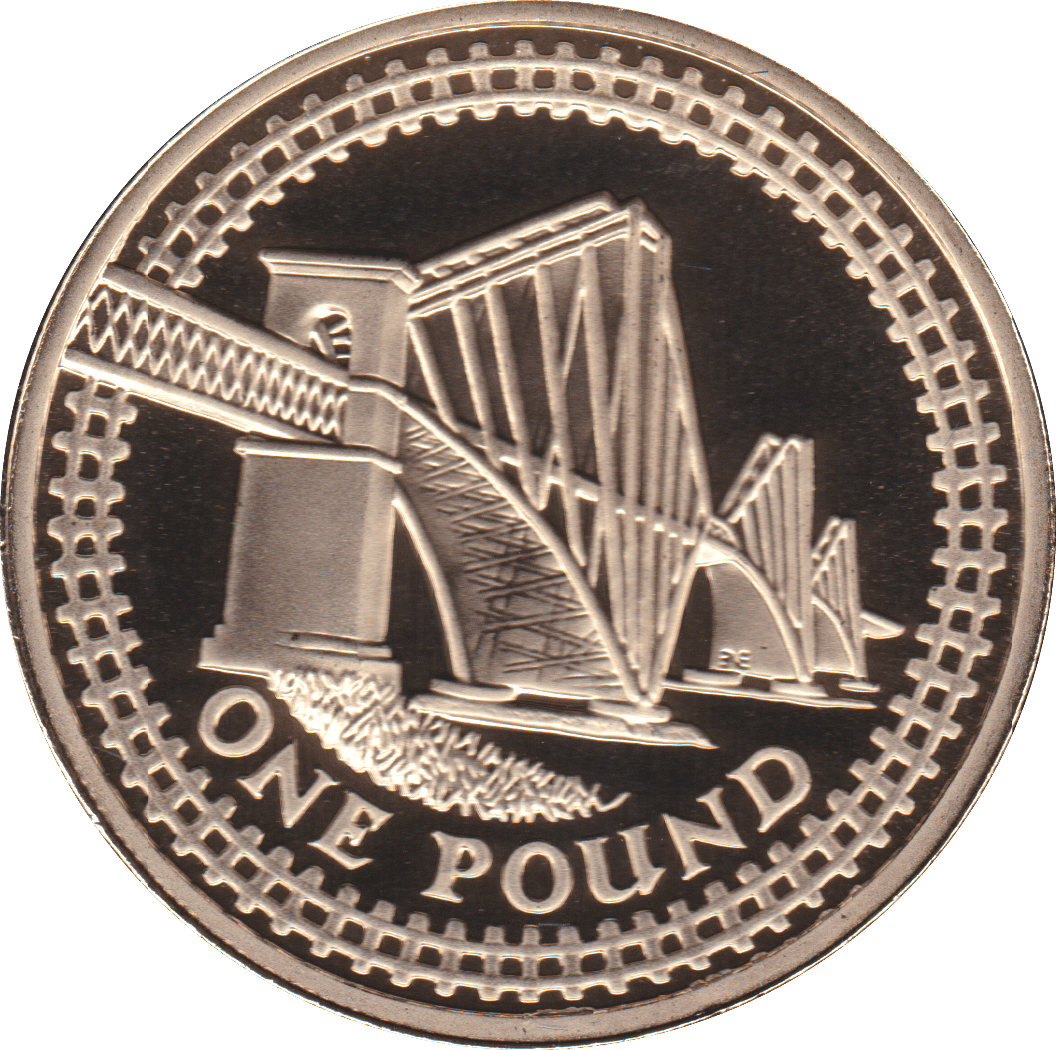 2004 ONE POUND PROOF £1 SCOTLAND FORTH BRIDGE - £1 Proof - Cambridgeshire Coins
